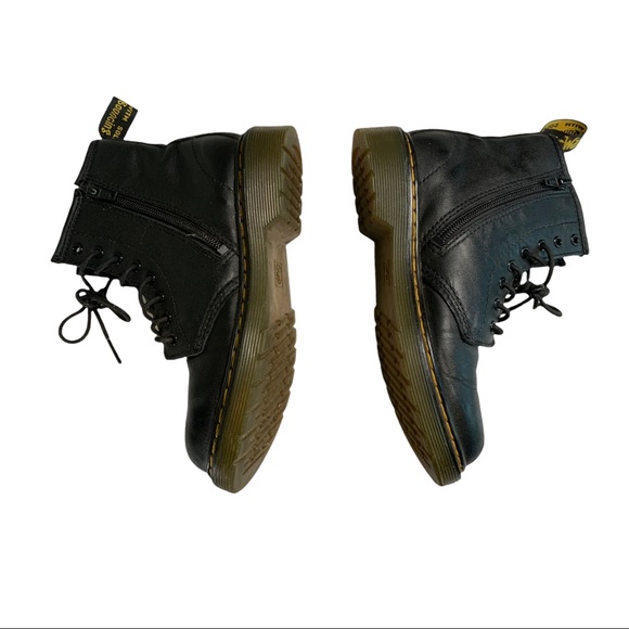 Dr Martens little kid 2 classic combat ankle boots - Picture 2 of 7